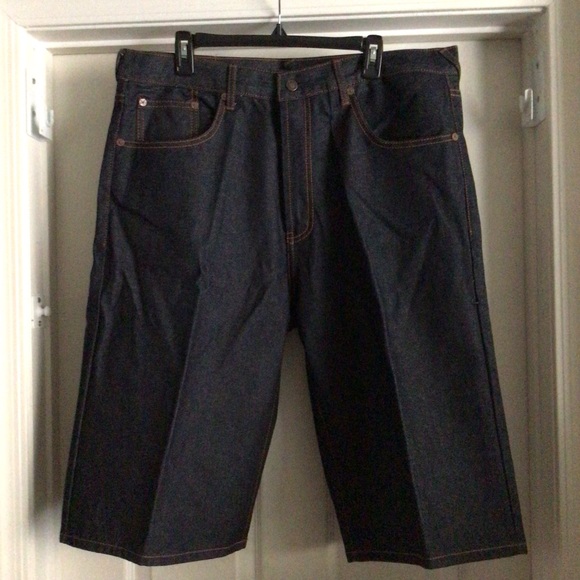 NEW EVISU DENIM SHORTS MENS 38 - Picture 2 of 4